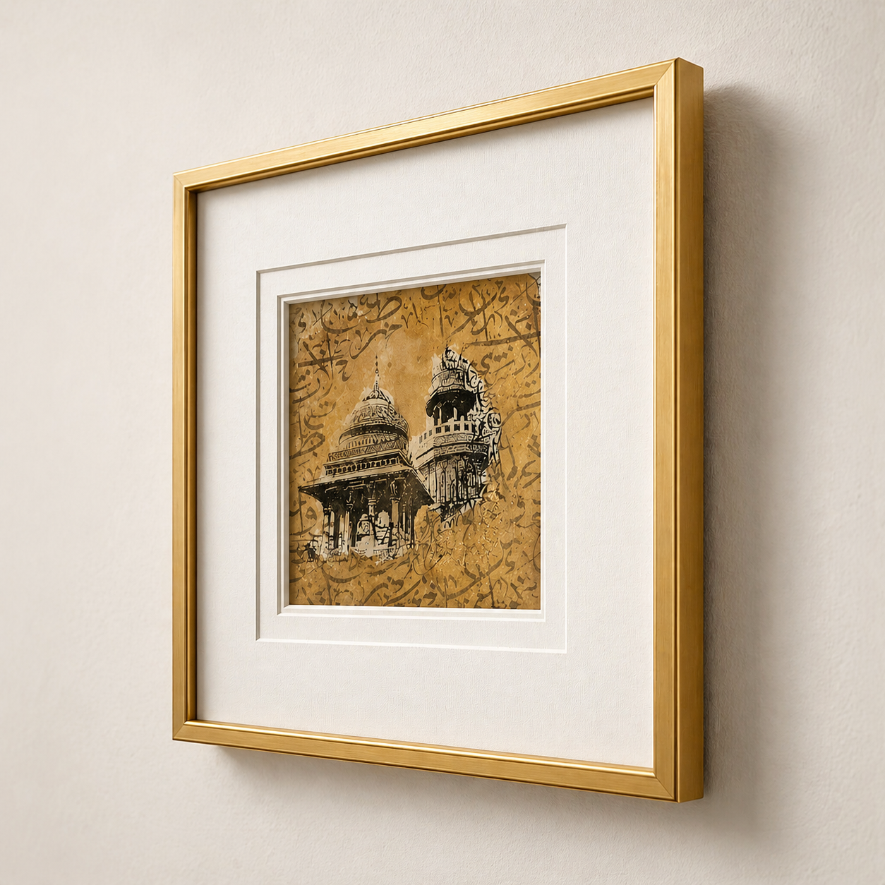 Wazir Khan Domes β Framed Heritage Artwork