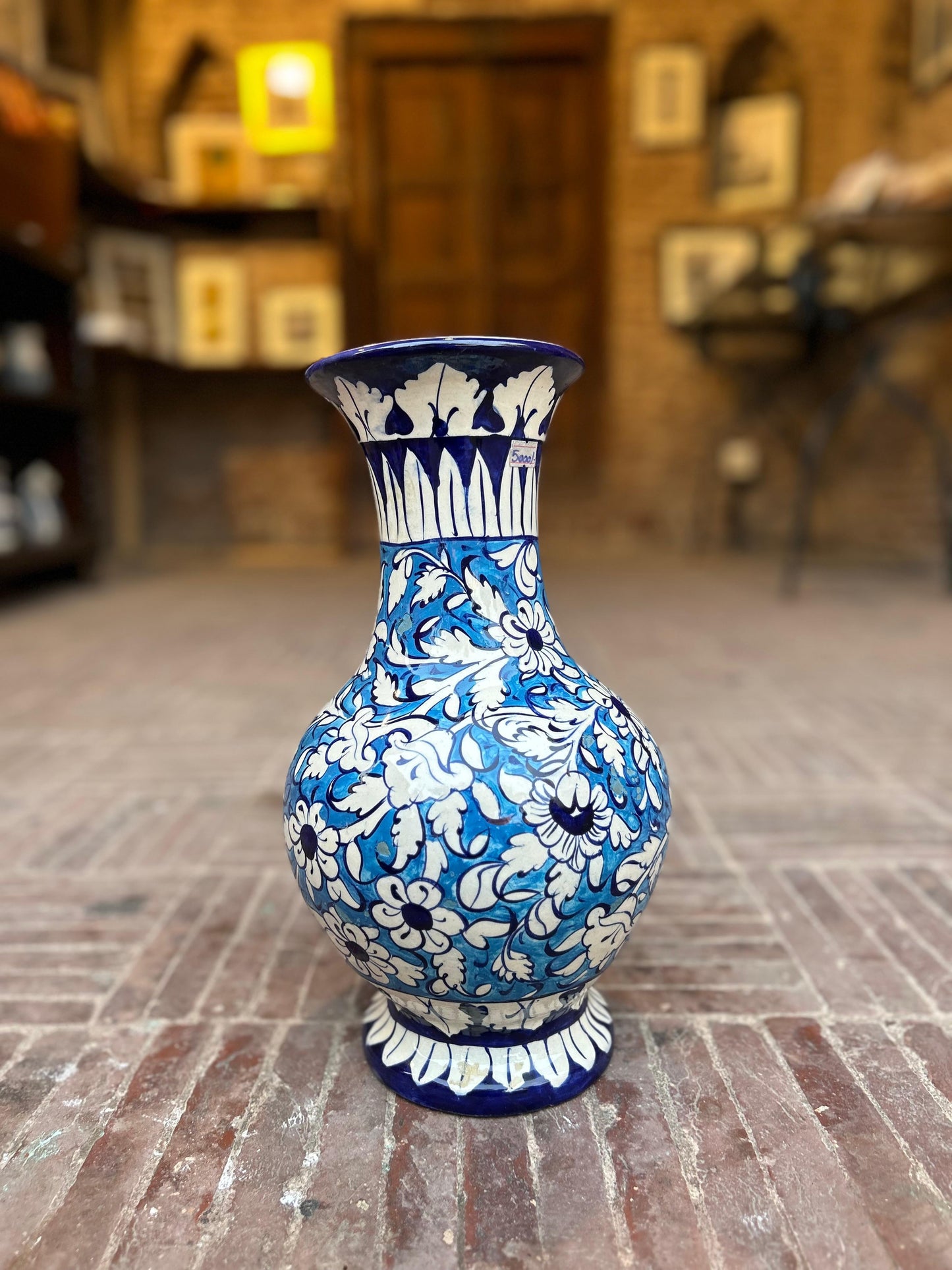 Blue vase - 16"