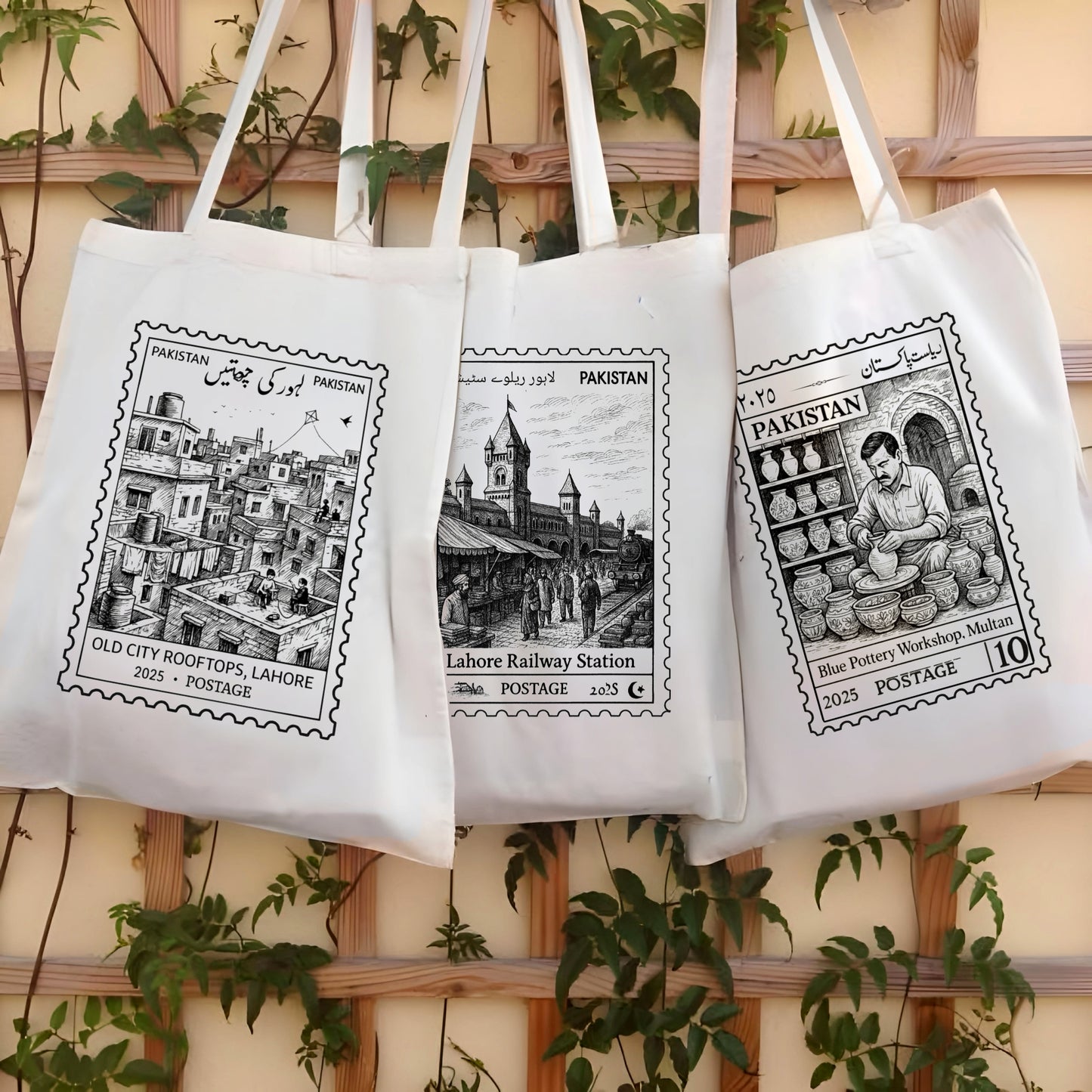 Canvas Totes - "Sacred Spaces"