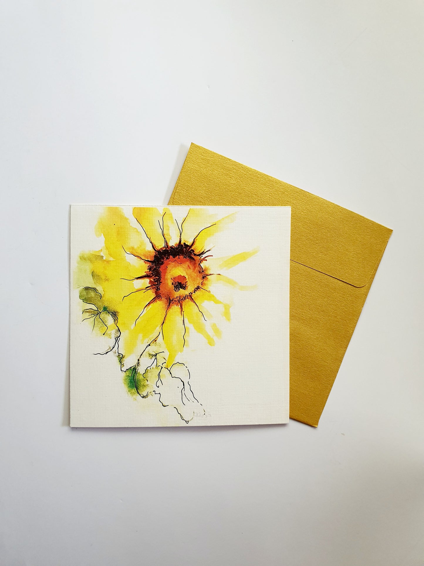 Floral Greeting Cards- sunflower