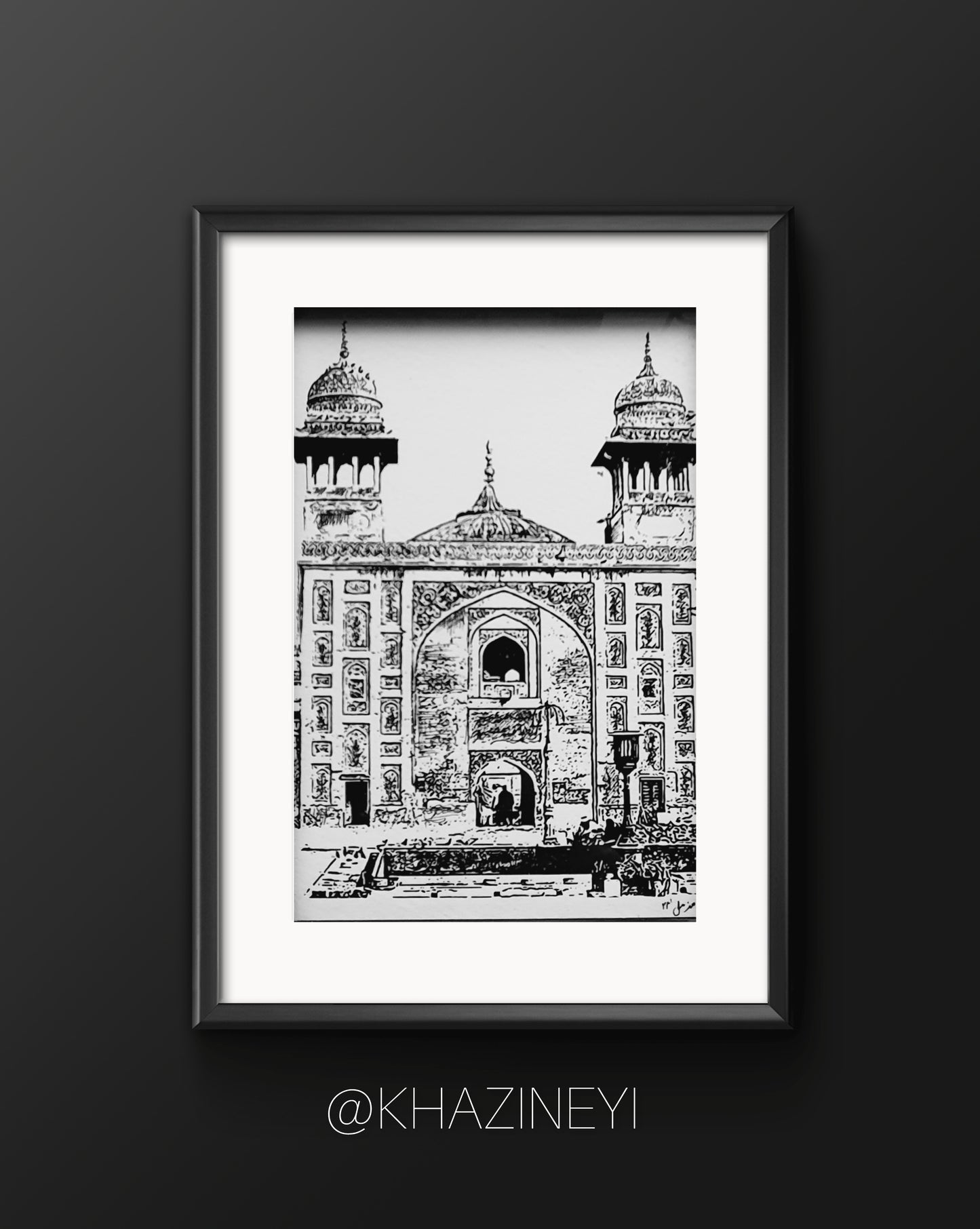 Khazineyi Blacks - 'Masjid Wazir Khan' FR - 6014
