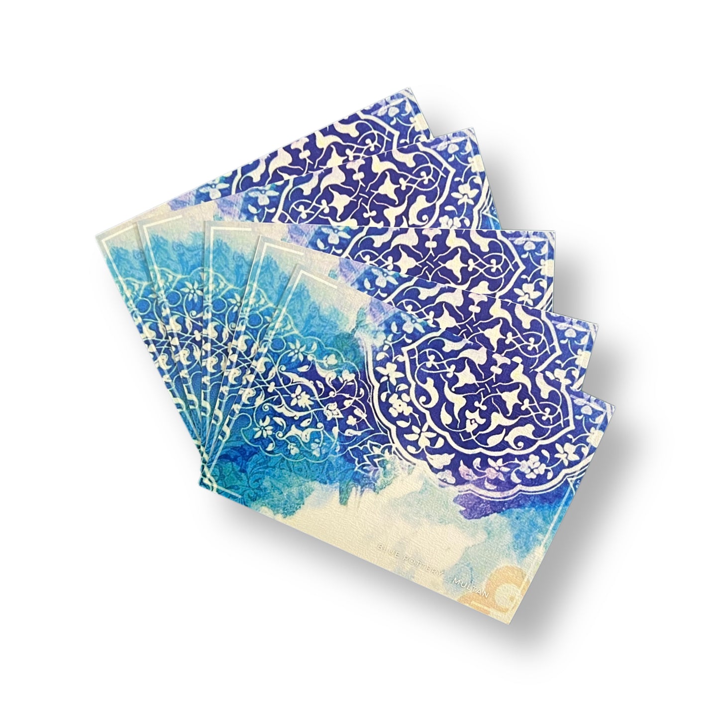 Blue pottery designs