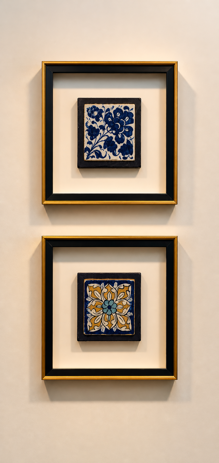 Echoes in Blue – Ceramic Tile Frames