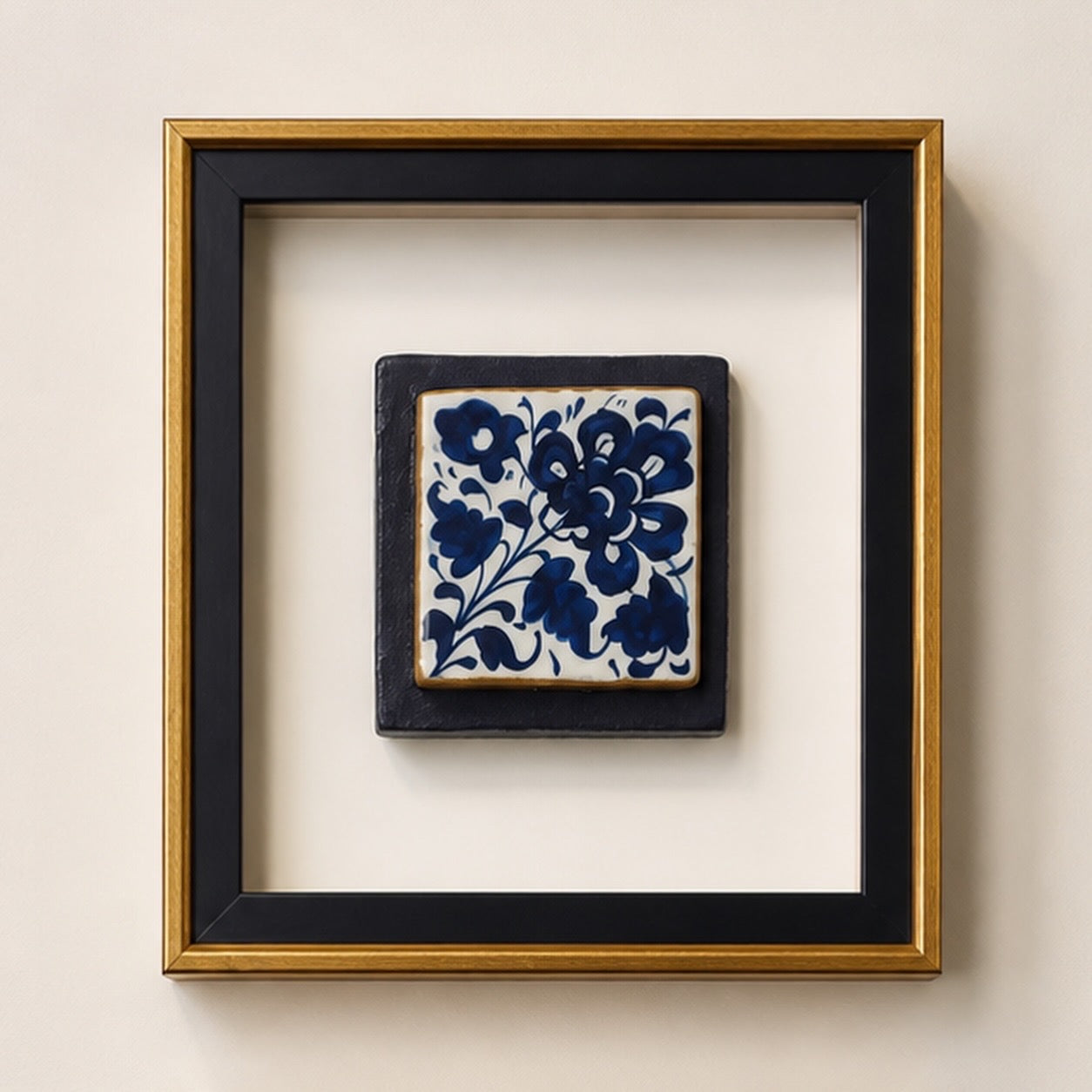 Echoes in Blue – Ceramic Tile Frames