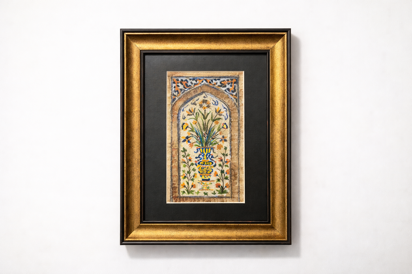 Floral Niche – Mughal Miniature
