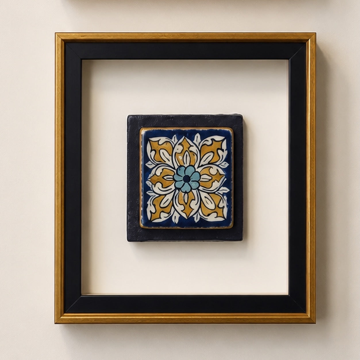 Echoes in Blue – Ceramic Tile Frames