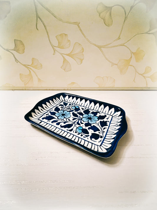 Blue pottery - plate