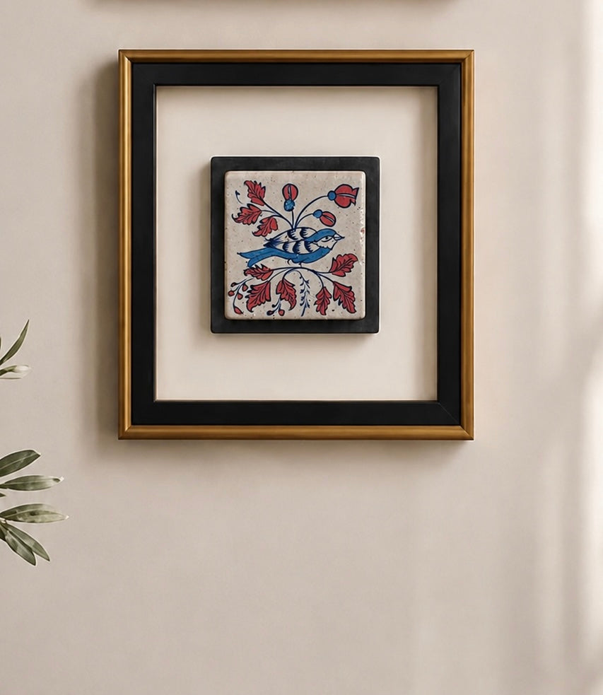 Echoes in Blue – Ceramic Tile Frames