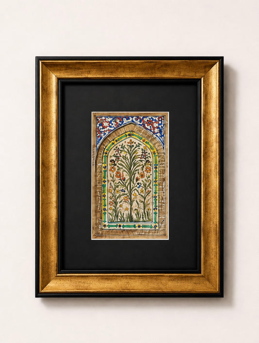 Wazir khan frescoes - florals