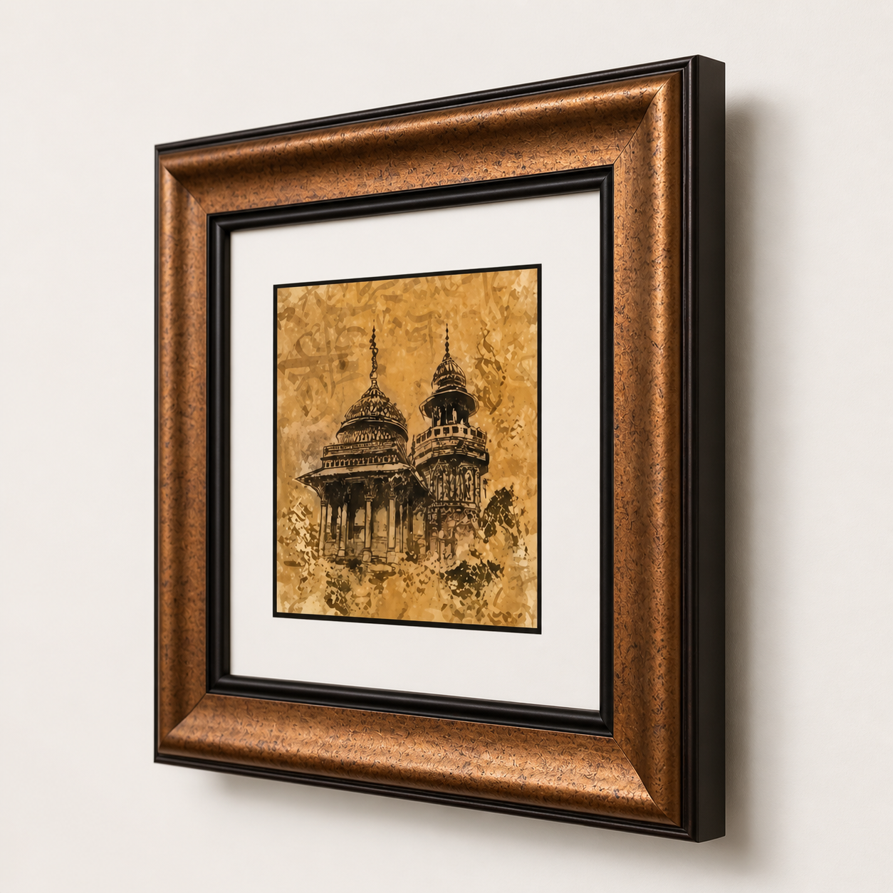 Wazir Khan Domes – Framed Heritage Artwork