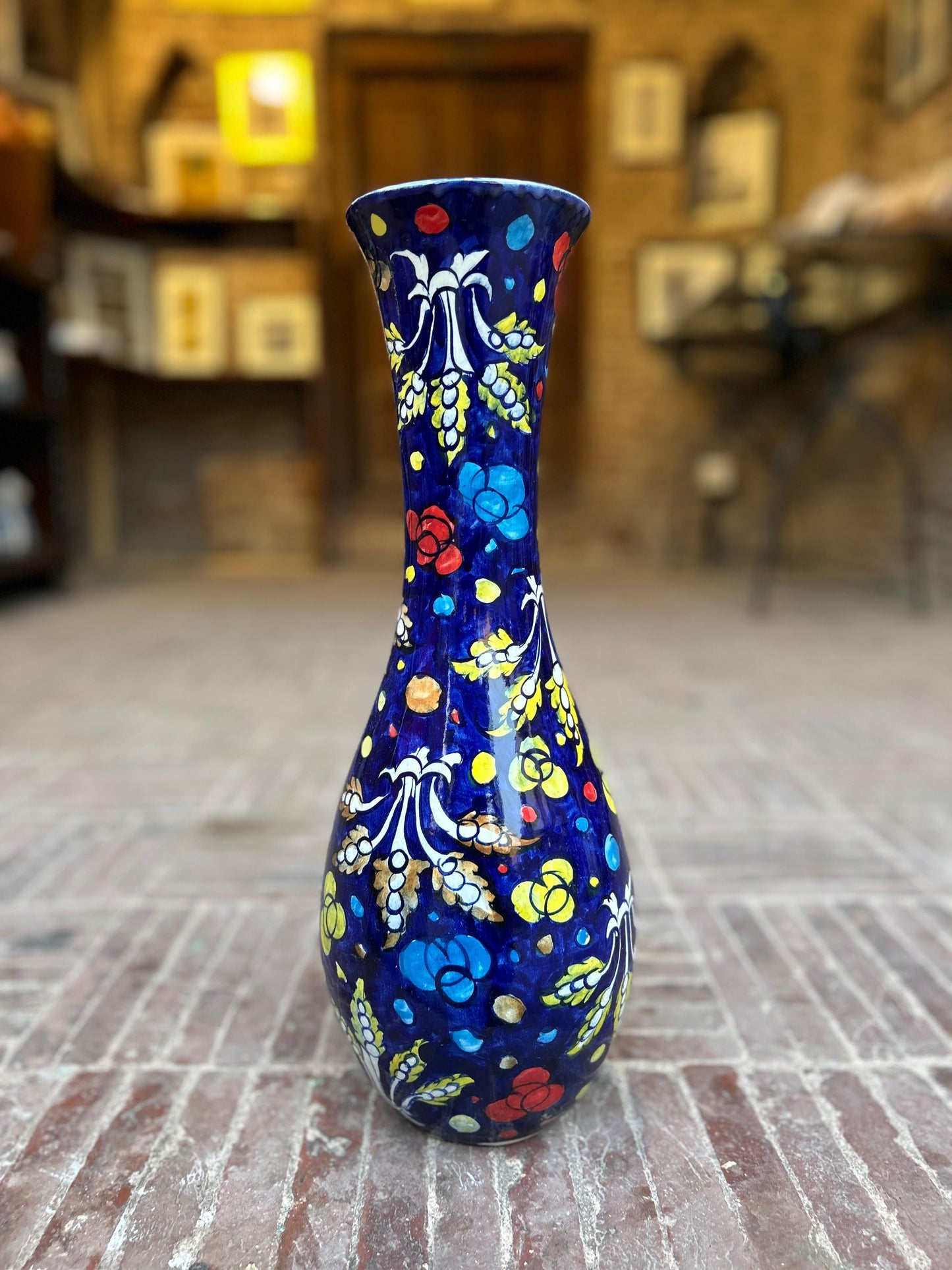 Blue pottery - vase 2