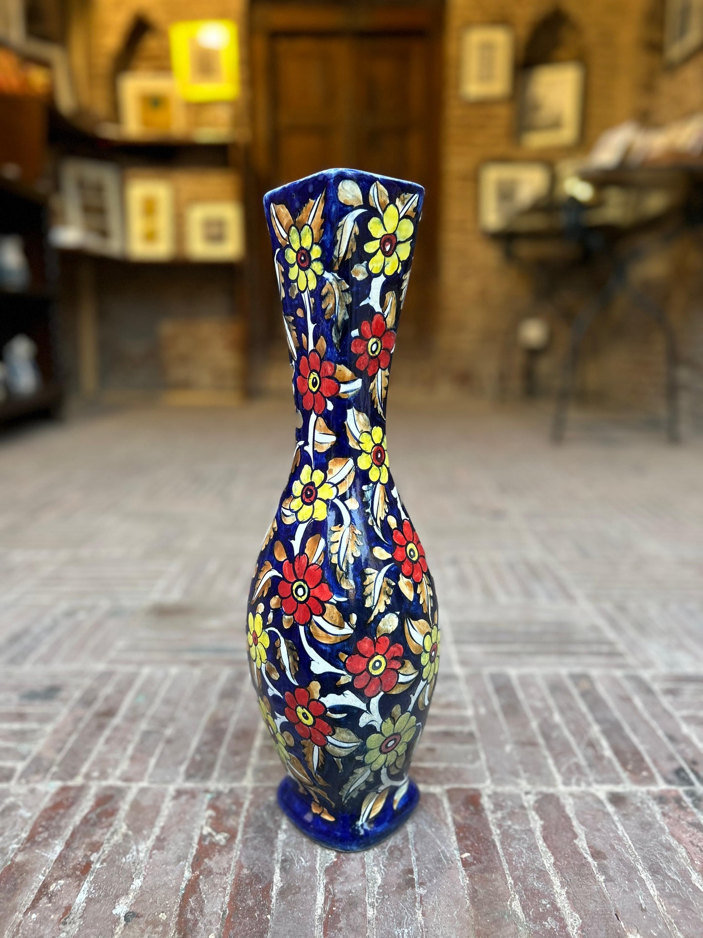 Blue pottery - vase 2