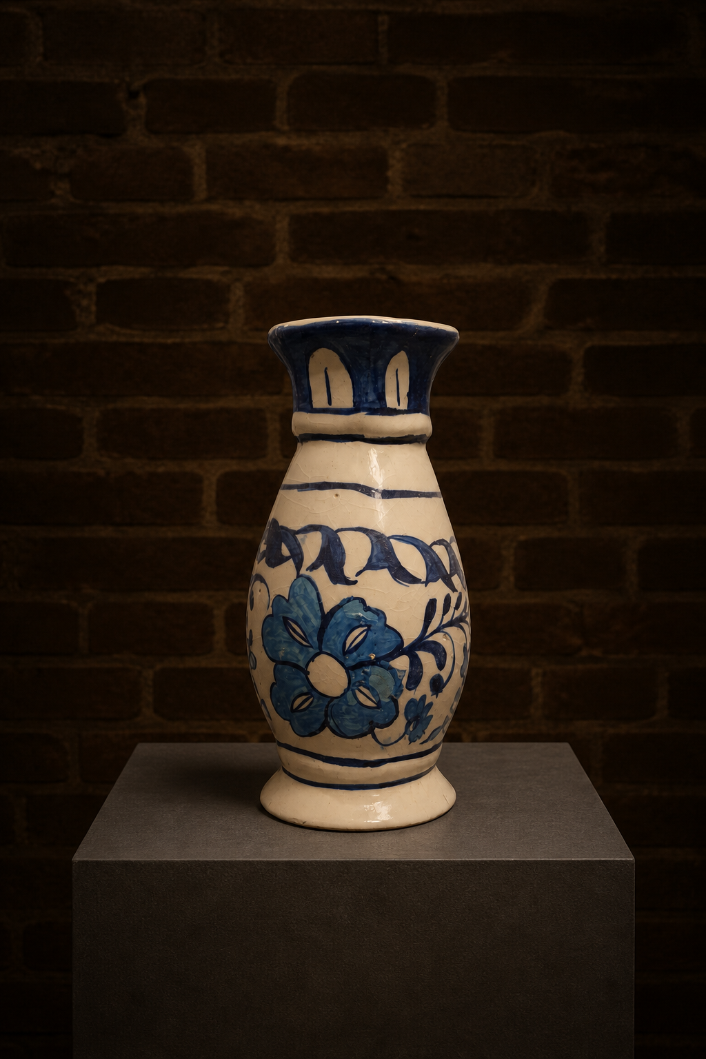Blue pottery - vase