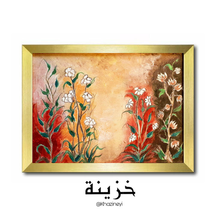 'Blossoms of Mughal Elegance' - KHAZINEYI - 6768