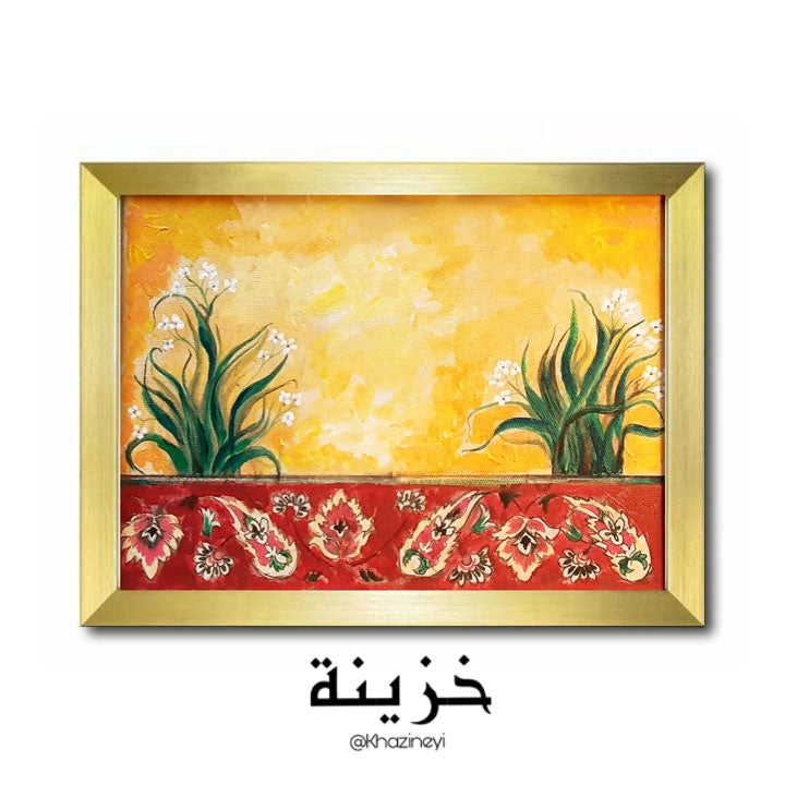 'Mughal Heritage Canvases' - KHAZINEYI -7374