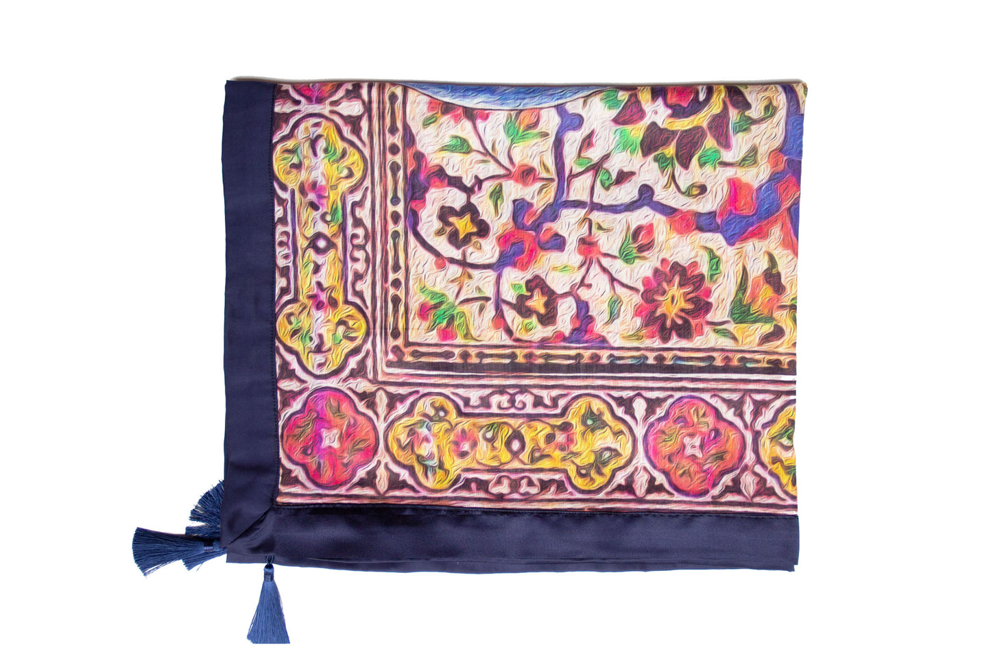 Prussian Blue Arabesque dupatta